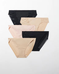 Bikini Panty with Lace 5 Pack - BASIC MULTI PACK | Soma outlet