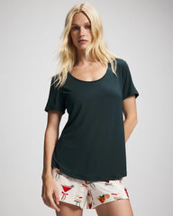 Packaged Short-Sleeve Short Pajama Set - MERRY MIXES CHAMP | Soma sale