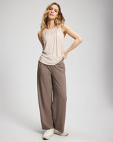 High-Waist Wide-Leg Pants - DARK TAUPE | Soma near me