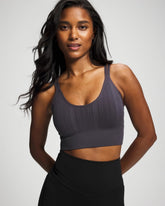 Seamless Bra With Strappy Back - GRAY INK | Soma Online