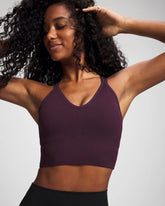 Longline Bra with Strappy Back - PLUM PERFECT | Soma near me