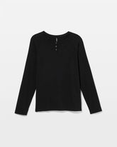 Men's Henley Pajama Top - BLACK | Soma discount