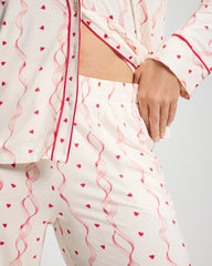 Printed Pajama Pants - COQUETTE VALENTINE CHAMP | Soma for sale