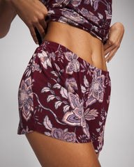 Relaxed Pajama Short - PAISLEY SPLENDOR PLUM | Soma discount