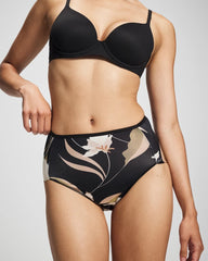 Modern Brief Panty - MYSTIC BLOOMS MINI BLACK | Soma discount