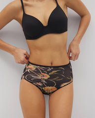 Modern Brief Panty - JAIPUR FLORAL BLACK | Soma sale