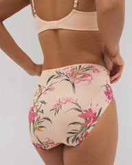 Vanishing Edge Microfiber Modern Brief Panty with Lace - LE TIGRE FLORA MINI PEACH | Soma for sale