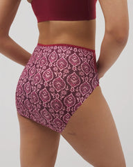 Vanishing Edge Microfiber Modern Brief Panty with Lace - PLENTIFUL PIECES KISS | Soma Online