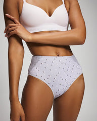 Tummy Modern Brief Panty with Lace - HALF MOON BLUE OPAL | Soma near me