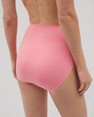 Tummy High-Waist Brief Panty with Lace - PINK GUAVA | Soma Online