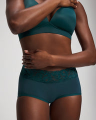 Brief Panty with Super Soft Signature Lace - DEEP TEAL W/ DTM FOIL | Soma near me