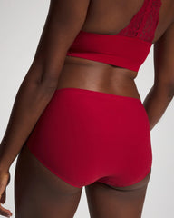 Soft Stretch Modern Brief Panty - PAINT THE TOWN RED | Soma outlet