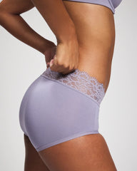 Brief Panty with Enchanting Lace - LAVENDER CLOUD | Soma outlet