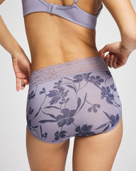 Brief Panty with Enchanting Lace - REFLECTION BLOOMS M LAV | Soma near me