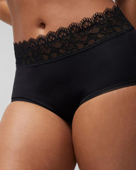 Brief Panty with Enchanting Lace - BLACK | Soma near me