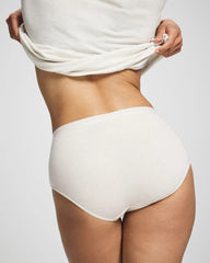Cotton Modern Brief Panty - HEATHER ECRU | Soma on sale