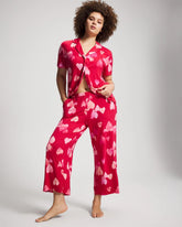 Cropped Pajama Pants - WHOLE LOTTA LOVE RED | Soma for sale