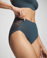 Lace Back Modern Brief Panty - PETROL | Soma for sale