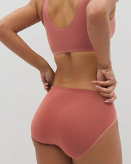 High-Leg Brief Panty - CLAY ROSE | Soma discount