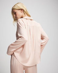 Long Sleeve Notch Collar Pajama Top - CAMEO ROSE | Soma on sale