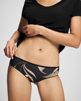 Cheeky Hipster Panty - MYSTIC BLOOMS MINI BLACK | Soma Online