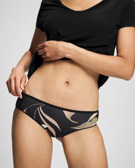 Cheeky Hipster Panty - MYSTIC BLOOMS MINI BLACK | Soma Online