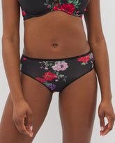 Cheeky Hipster Panty - RHAPSODY FLORA MINI BLACK | Soma discount
