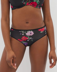 Cheeky Hipster Panty - RHAPSODY FLORA MINI BLACK | Soma discount
