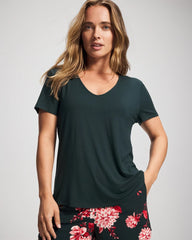 Classic Pajama Top - GREEN JOLIE | Soma near me