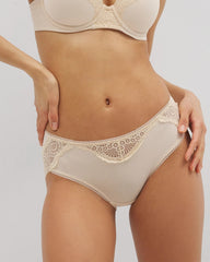 Embraceable Hipster Panty Crochet Lace - PALE SAND | Soma discount