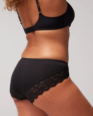 Hipster Panty with Enchanting Lace - BLACK | Soma discount