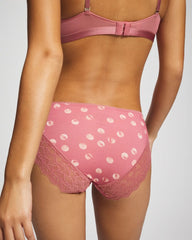 Lace Hipster - WATER SPOTS ANTIQUE PINK | Soma Online