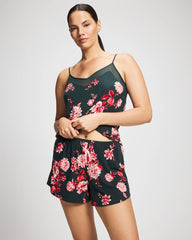 Pajama Short - COTTAGE FLORAL GREEN | Soma discount