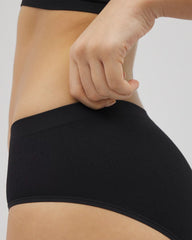Seamless Rib Hipster Panty - BLACK | Soma sale
