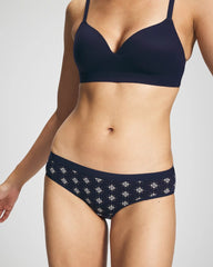 Cotton Hipster Panty - BELLE FOULARD MINI NAVY | Soma on sale
