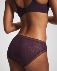 Soma Hipster Panty with Stretch Lace - PLUM PERFECT | Soma near me