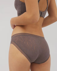 Soma Hipster Panty with Stretch Lace - GRAY ABYSS | Soma on sale