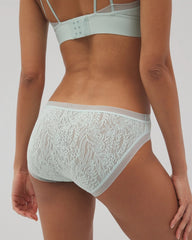 Soma Hipster Panty with Stretch Lace - HARBOR GREEN | Soma Online
