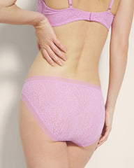 Soma Hipster Panty with Stretch Lace - META MAUVE | Soma discount