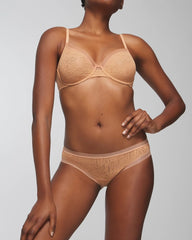 Soma Hipster Panty with Stretch Lace - CREME BRULEE | Soma sale