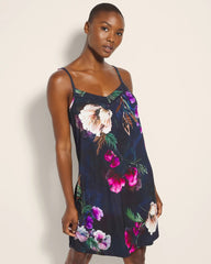 Chemise with Piping - FLEUR EVER DRAMA NAVY | Soma Online