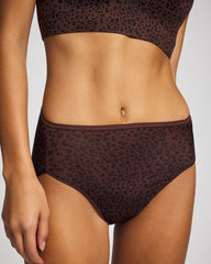 Edge High-Leg Panty - HOT SPOT MOCHA MINI | Soma near me