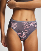 Edge High-Leg Panty - FLORAL DREAMS MINI GRAY | Soma sale