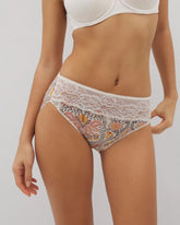 Edge High-Leg Panty with Lace - VINE PAISLEY CHAMPAGNE M | Soma near me
