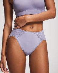 Tummy High-Leg Brief Panty with Lace - LAVENDER CLOUD | Soma for sale