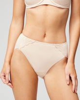 High-Leg Brief Panty with Lace - PALE SAND | Soma on sale