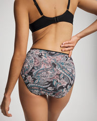 High-Leg Brief Panty - REGAL PAISLEY BLACK MINI | Soma near me