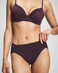 High-Leg Brief Panty - PLUM PERFECT | Soma outlet