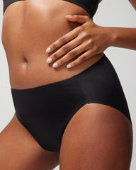 High-Leg Brief Panty - BLACK | Soma on sale