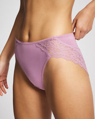 High-Leg Panty with Enchanting Lace - LILAC WINE | Soma near me
